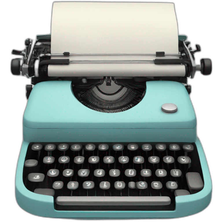 Typewriter emoji