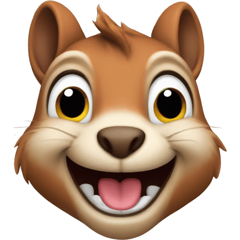 happy squirrel emoji