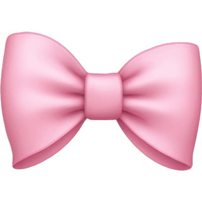 A baby pink bow  emoji