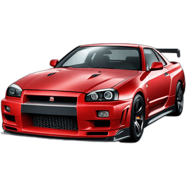 Nissan Gt-r r34 emoji