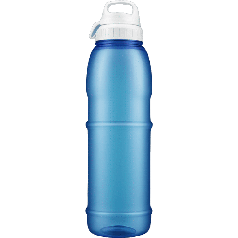 A water bottle is a portable container designed to hold and transport water or other beverages emoji