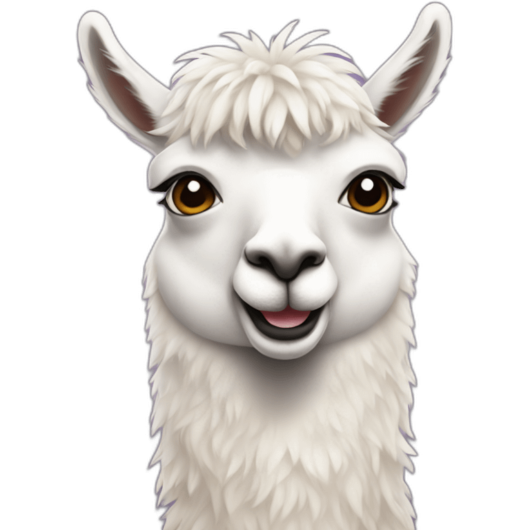 cute llama emoji