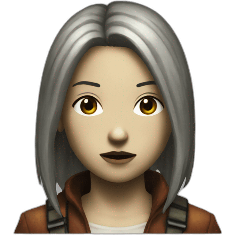 Dark Alessa from Silent Hill 3 emoji