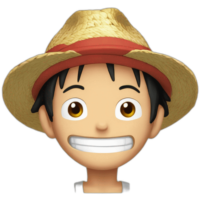 Luffy qui rigole emoji