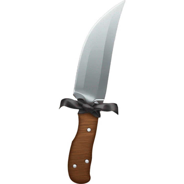 knife with a bow emoji