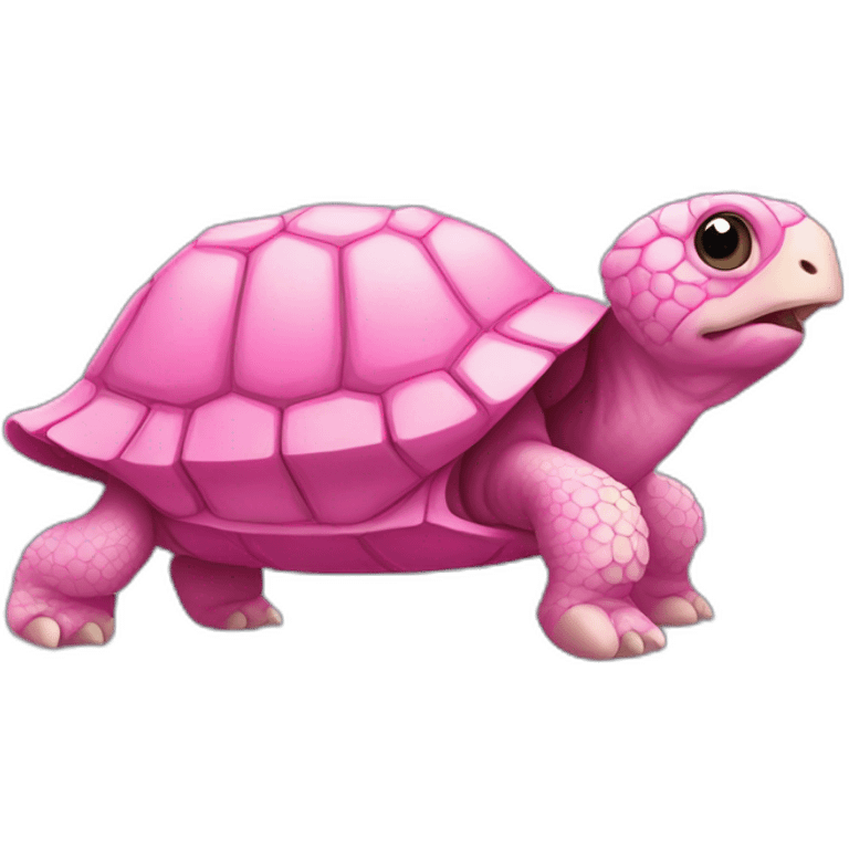 pink tortoise emoji