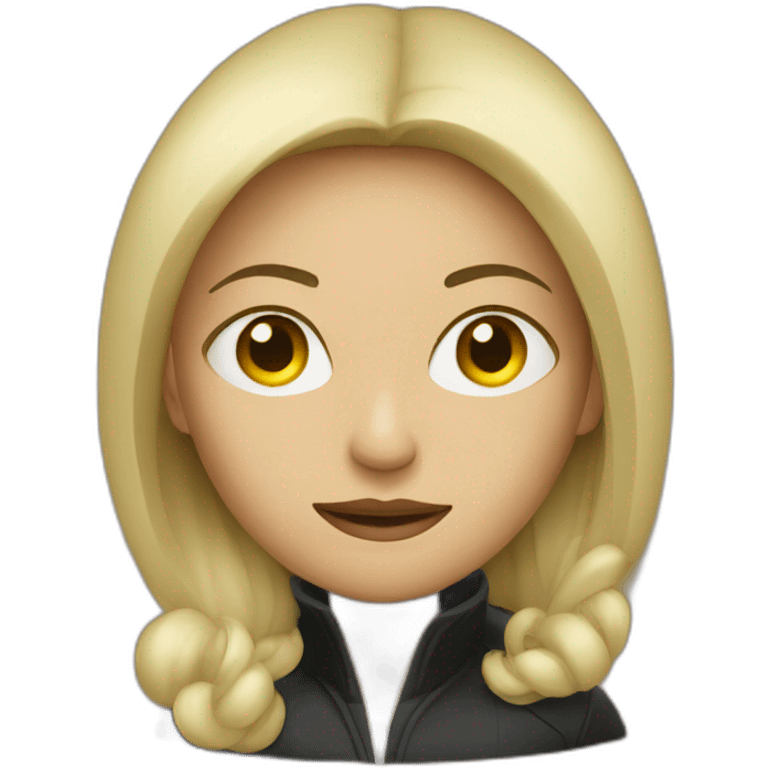 Woman being a spy emoji