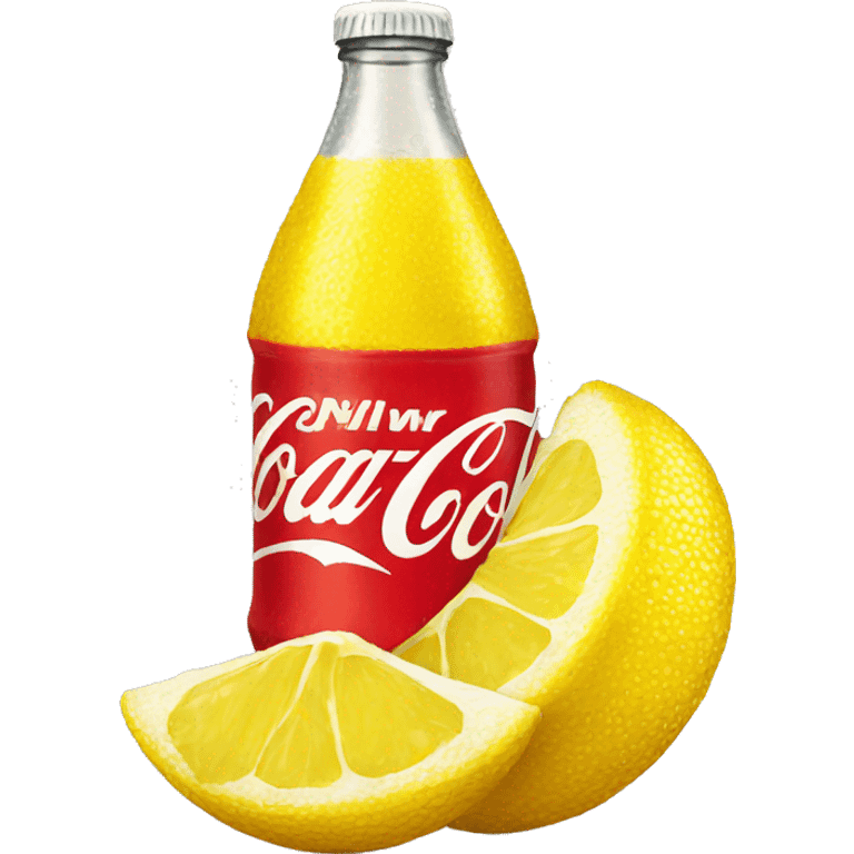 Yellow Coca Cola emoji