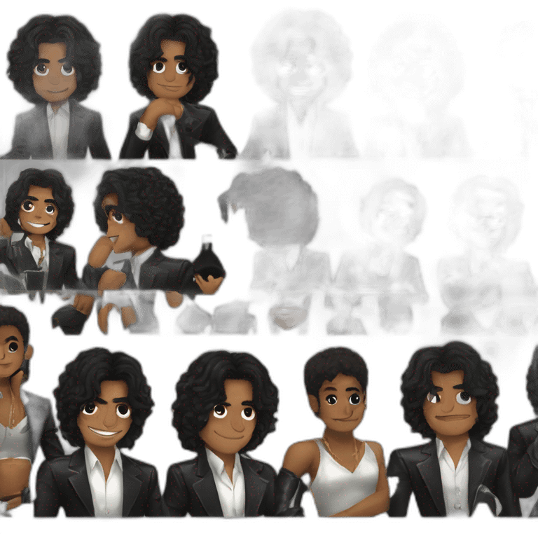 Michael Jackson au bar emoji