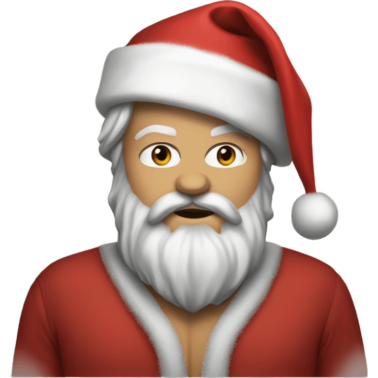 leonardo dicaprio as santa emoji