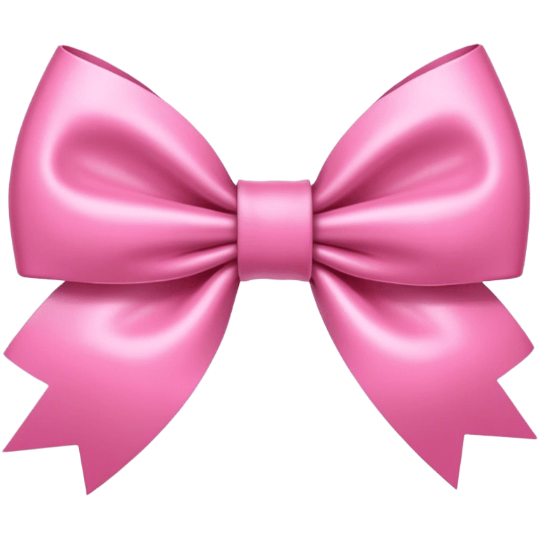 preppy pink mini coquette bow emoji