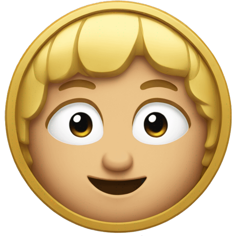 cartoon coin emoji