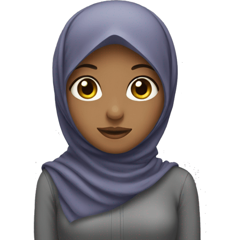 Girl with hijab emoji