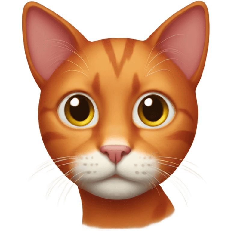 red cat emoji