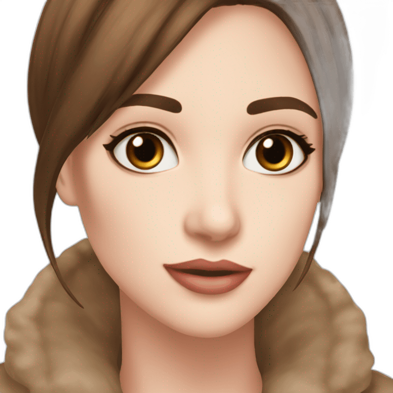 rosemary eleanor benson "rosie" brown hair brown eyes big earsage four emoji