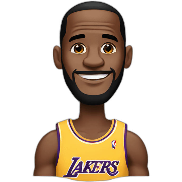 Create emoji of lebron james emoji