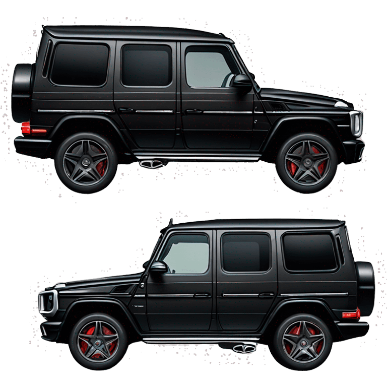 Black Mercedes G63 Amg emoji