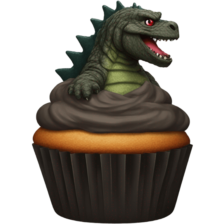 Godzilla muffin  emoji