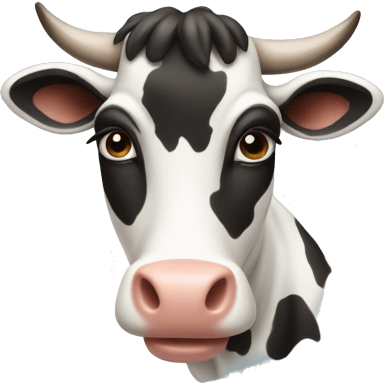 pretty cow emoji