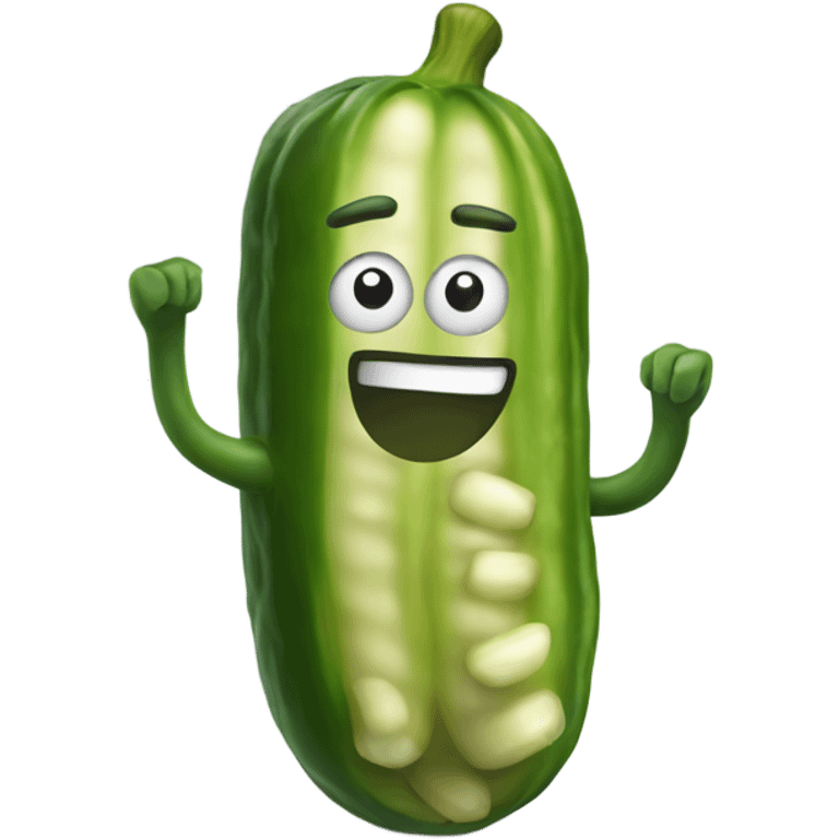 pickle with legs emoji