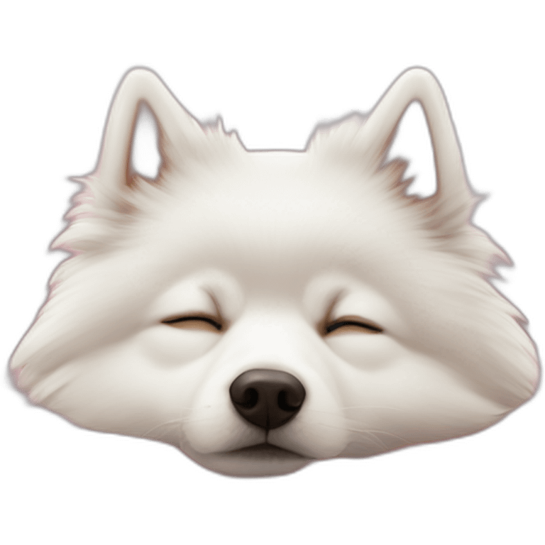 japanese-spitz-sleepinh emoji