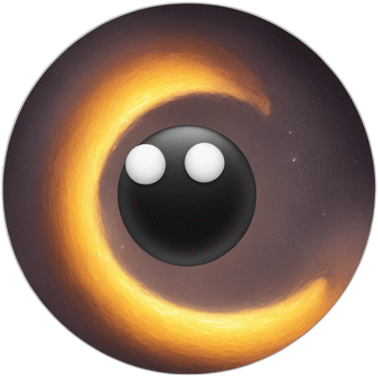 Black hole emoji