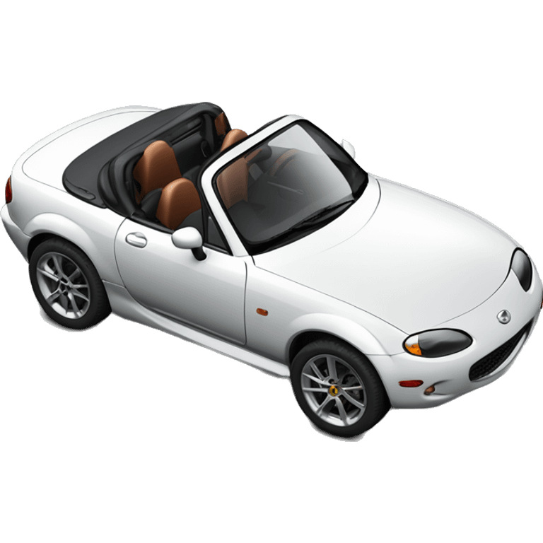 Mazda mx5 nb with sunglasses  emoji