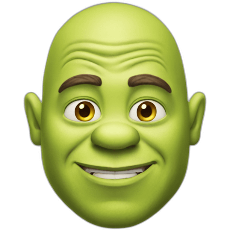 white-shrek emoji