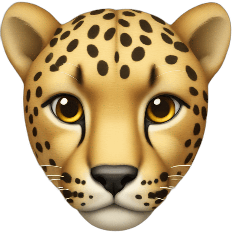 cheetah head emoji