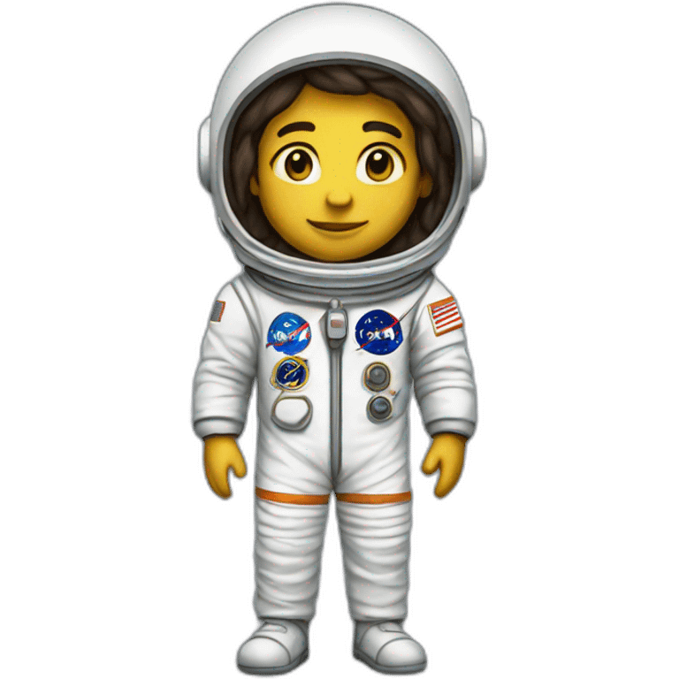 hippie in astronaut suite emoji