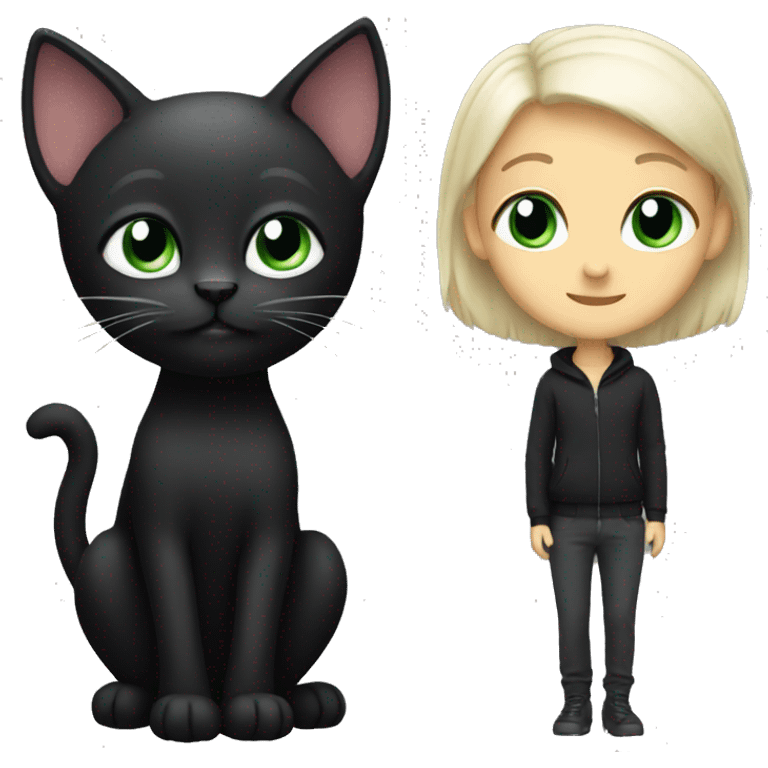 Black cat emoji