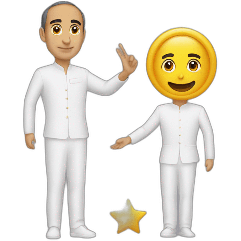 Zemmour qui fait un doigt d’honneur emoji