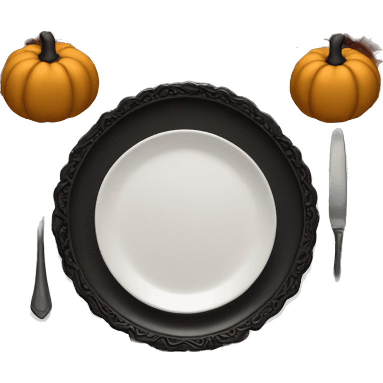 Gothic thanksgiving table setting  emoji