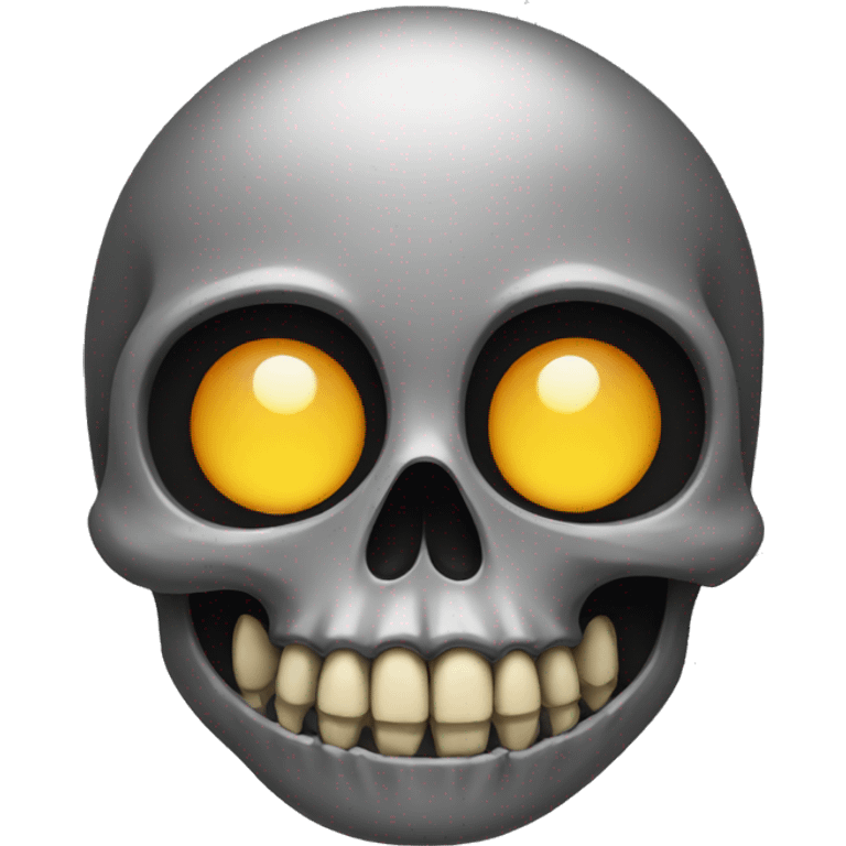 skull with O shaped mouth emoji