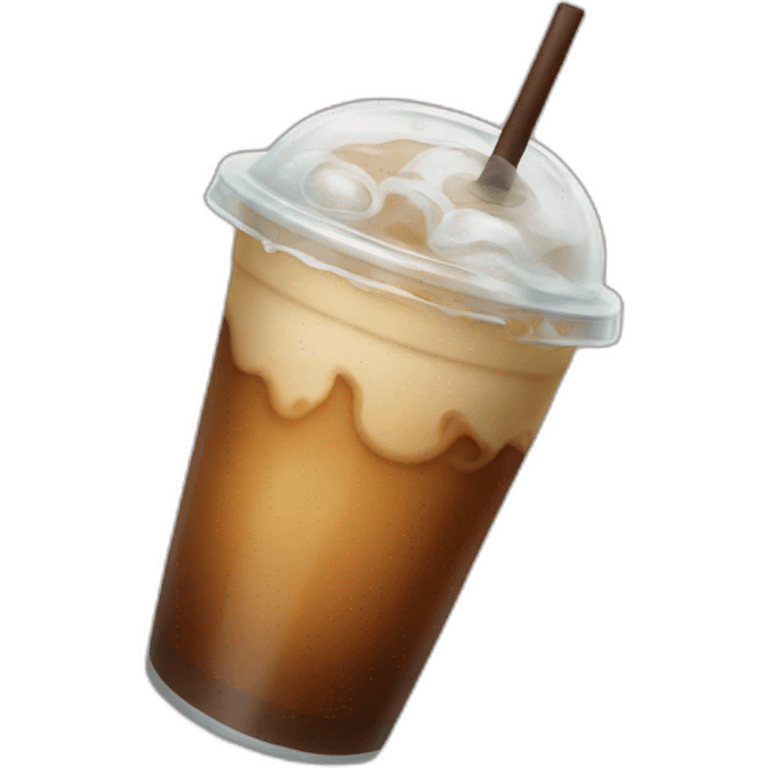 Iced coffee emoji