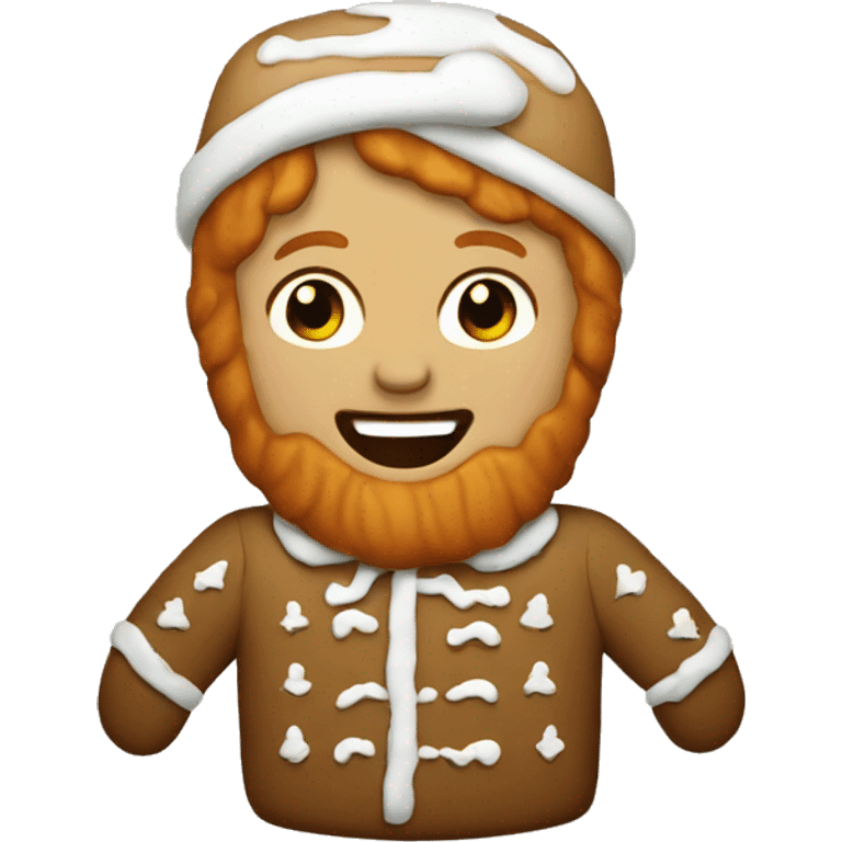 ginger bread christmas emoji