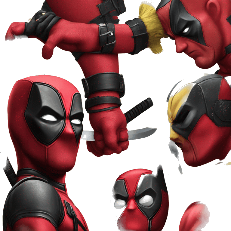 Deadpool wolverine emoji