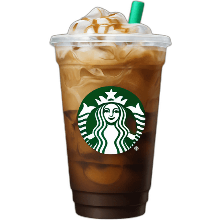 Starbucks iced coffee emoji