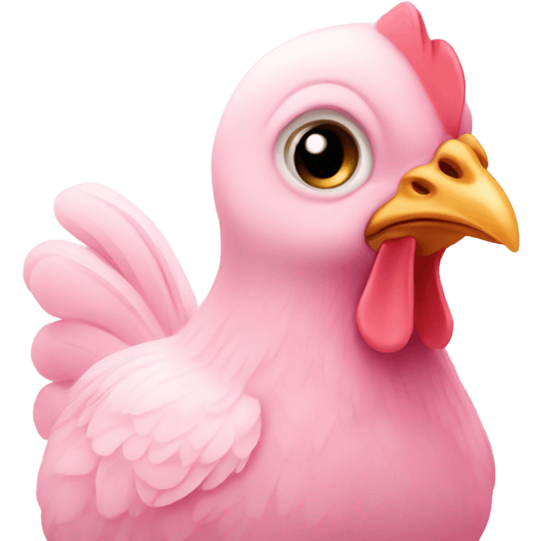 Baby pink chicken  emoji