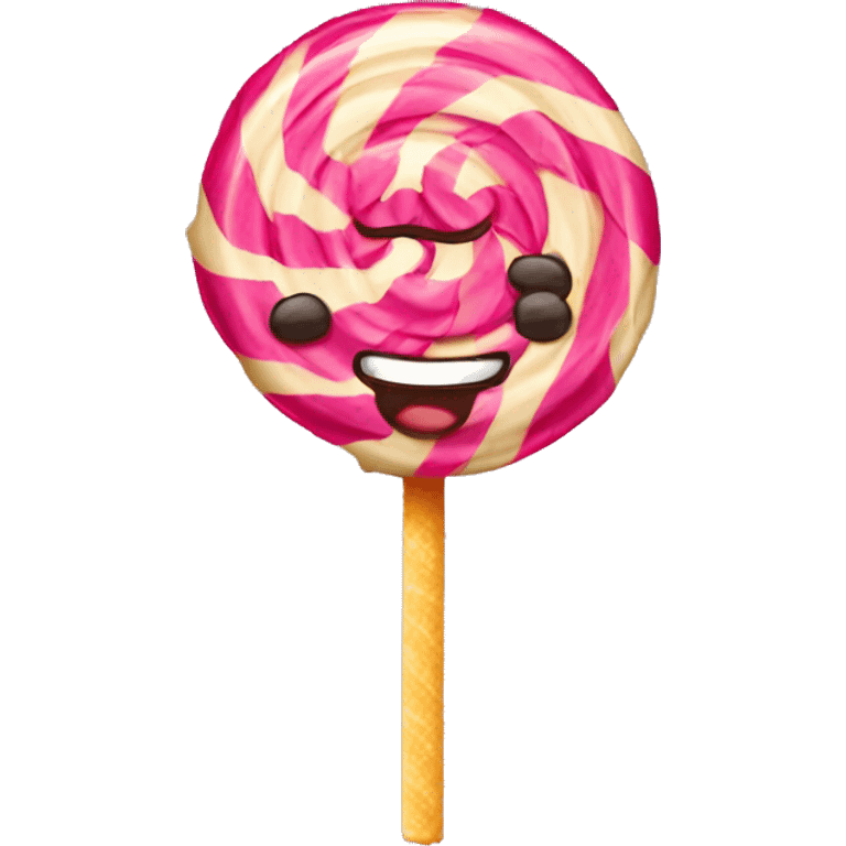 Lollipop with cupcakes  emoji