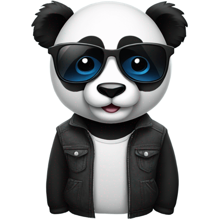 panda wearing sunglasses emoji