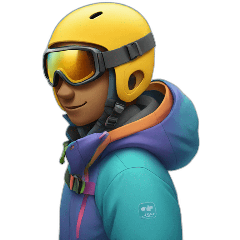 snowboarder emoji