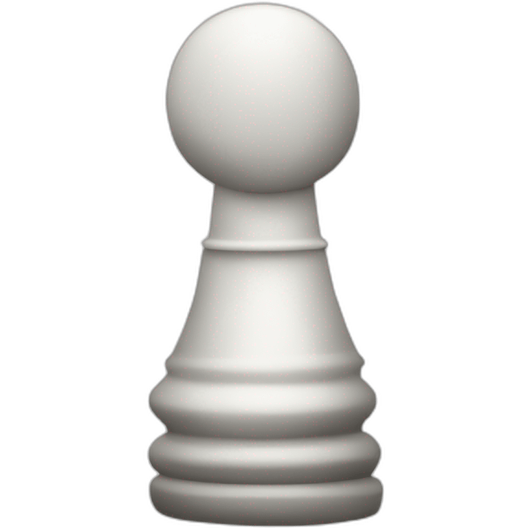 white chess figure emoji