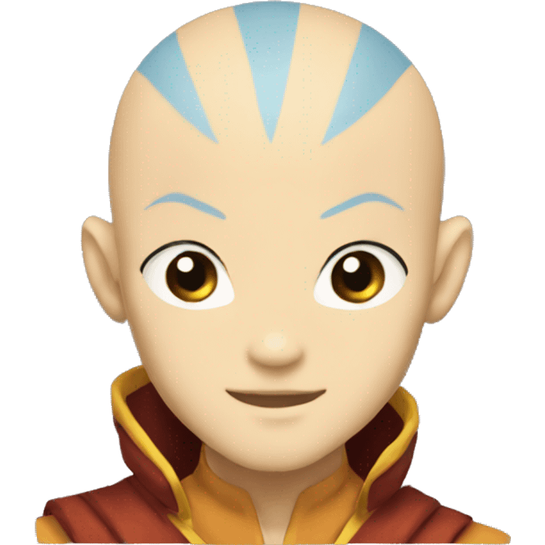 Aang in avatar state from avatar the last air bender emoji