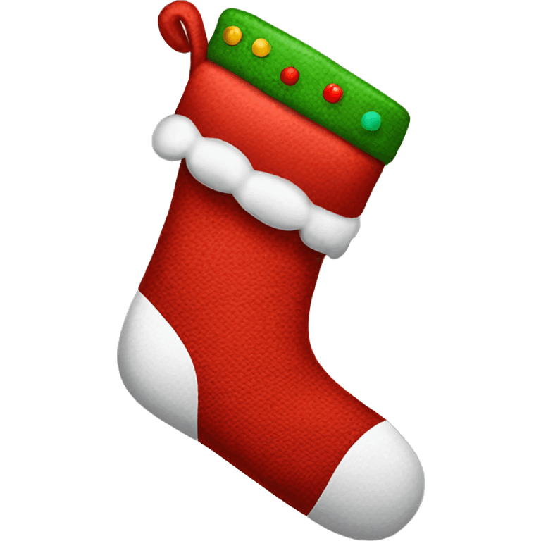 Christmas stocking emoji