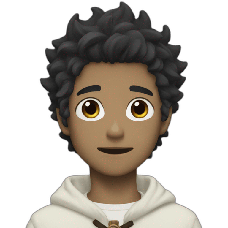 Black clover emoji