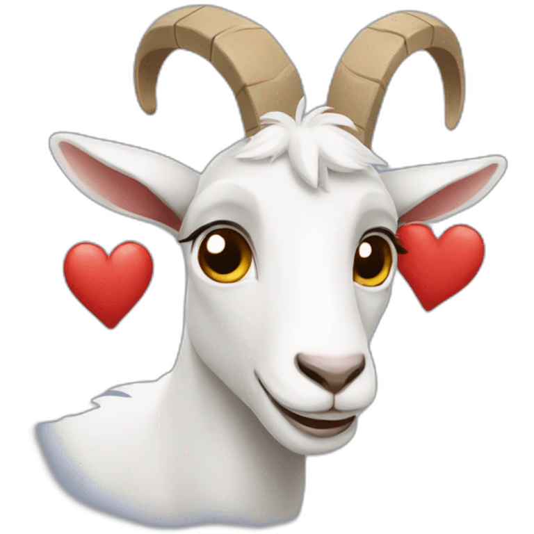 goat-with-heart emoji