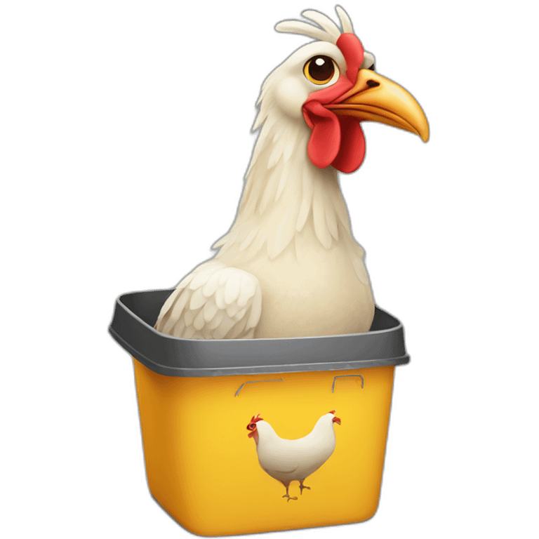 Bin chicken emoji