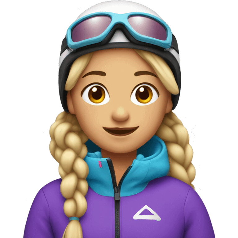 ski girl emoji