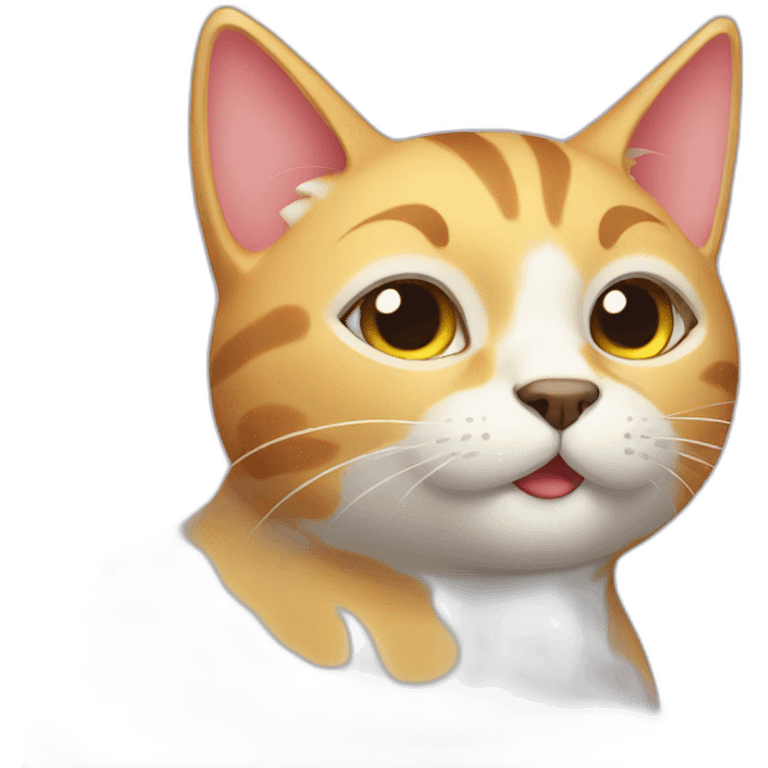 shiny cat emoji